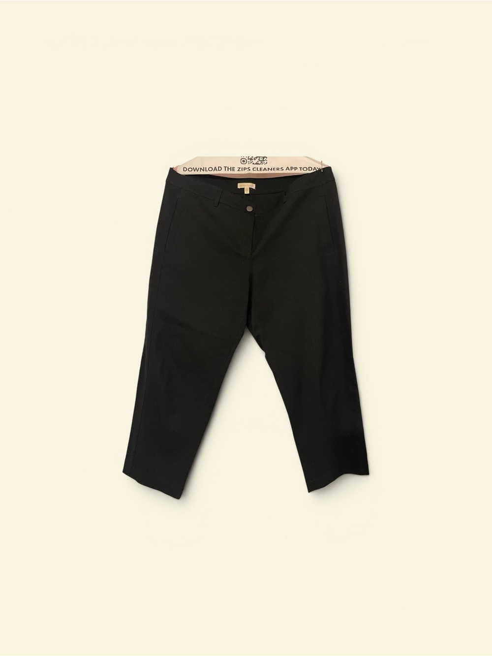 Eileen Fisher Black Cropped Straight Leg Pants – Size Medium